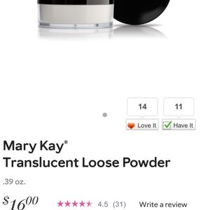 Mary Kay Translucent powder
